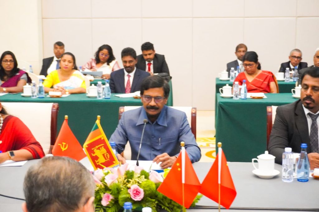 JVP team at the headquarters of the Foreign Affairs Department of the Communist Party of China