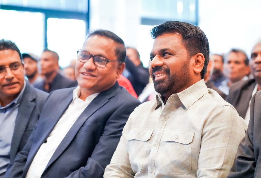 President Anura Kumara Dissanayake and Vijitha Herath at Germany