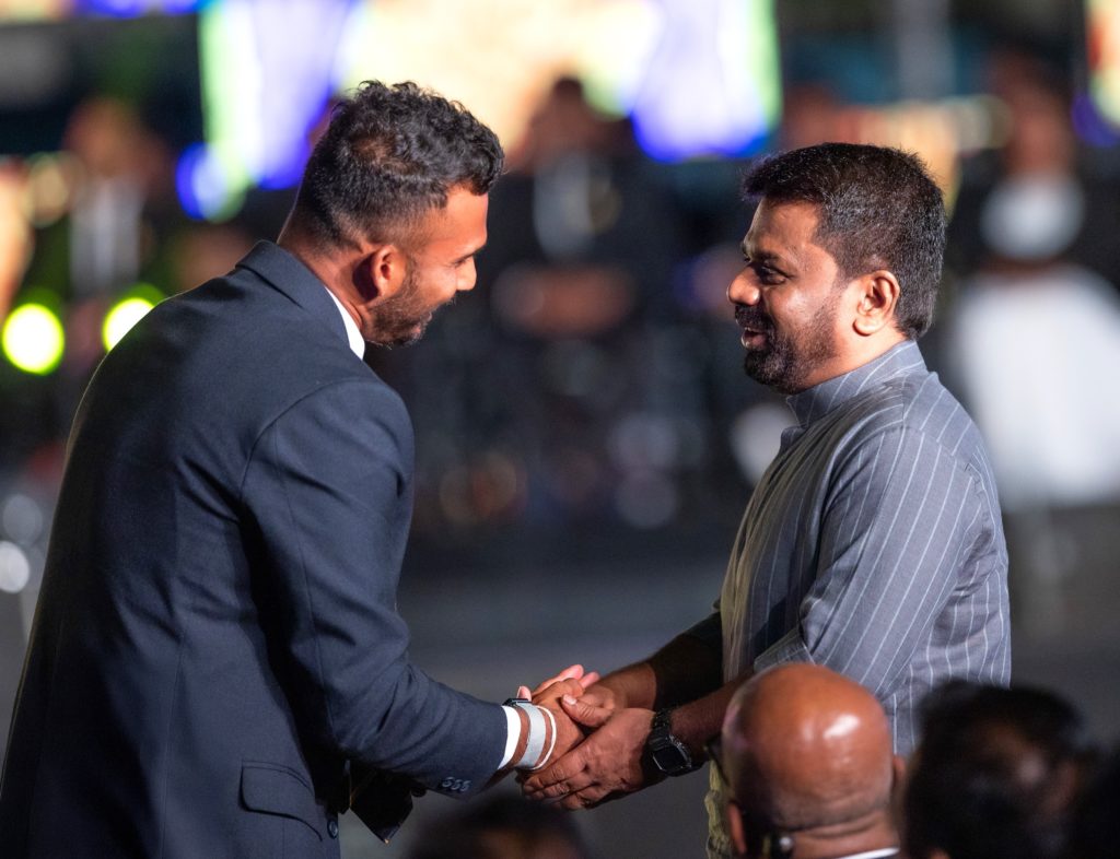 President and Dasun Shanaka